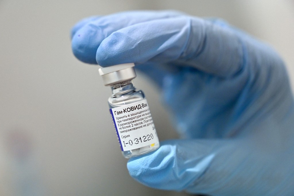 Russia's Sputnik V vaccine. Image: AFP