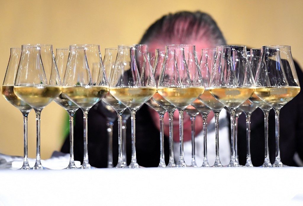 A sommelier in Vienna JOE KLAMAR AFP