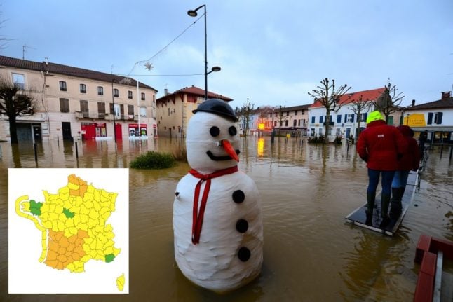 Large parts of France on flood alert as more rain forecast
