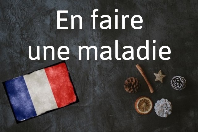 French phrase of the day: En faire une maladie