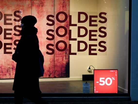 France extends its winter sales as shops struggle with impact of 6pm curfew