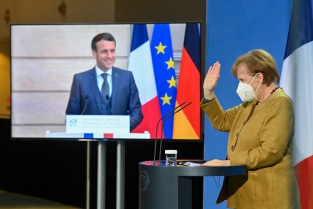 'It would be a mess': Merkel and Macron defend EU vaccine strategy