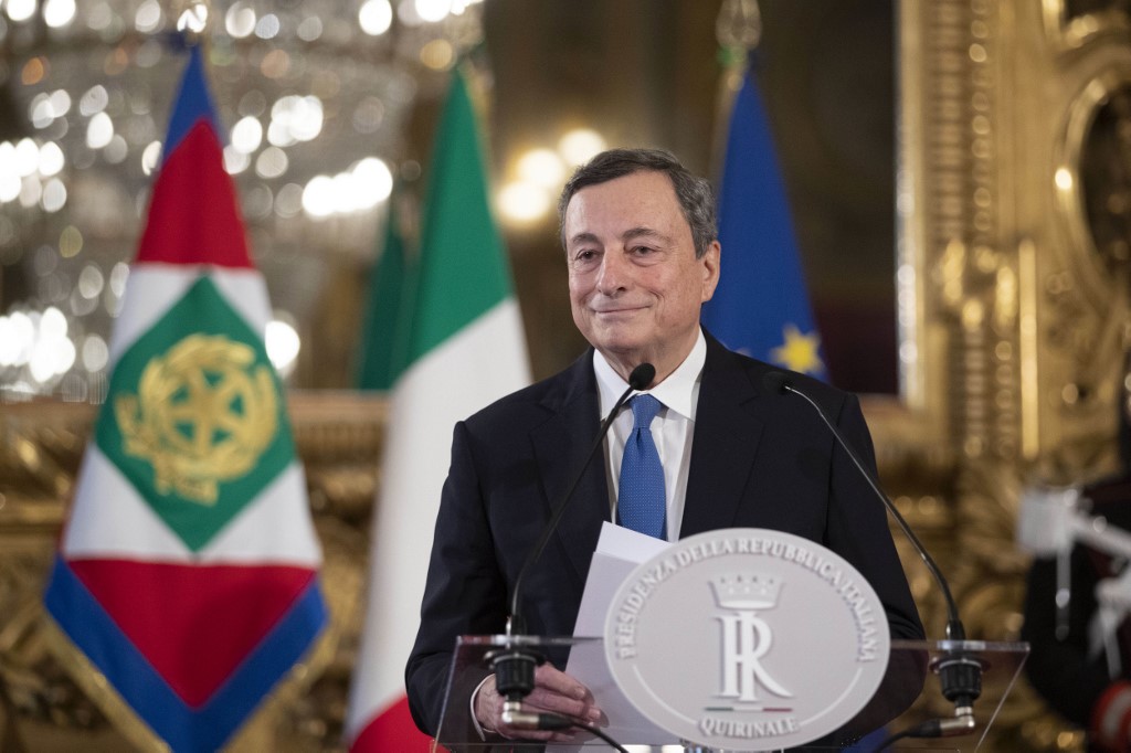 Key players rally behind Draghi in Italy's government talks