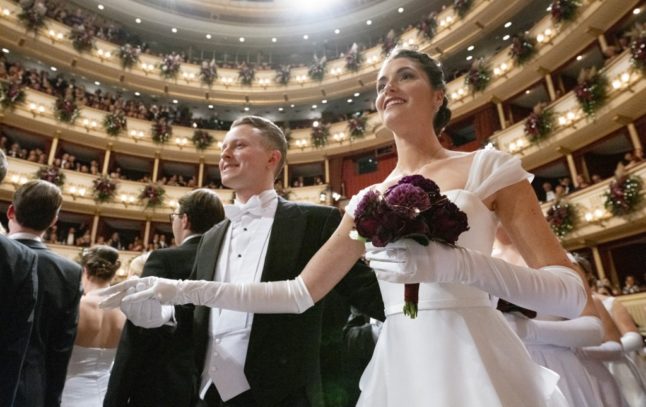 The Opera Ball in Vienna, Austria