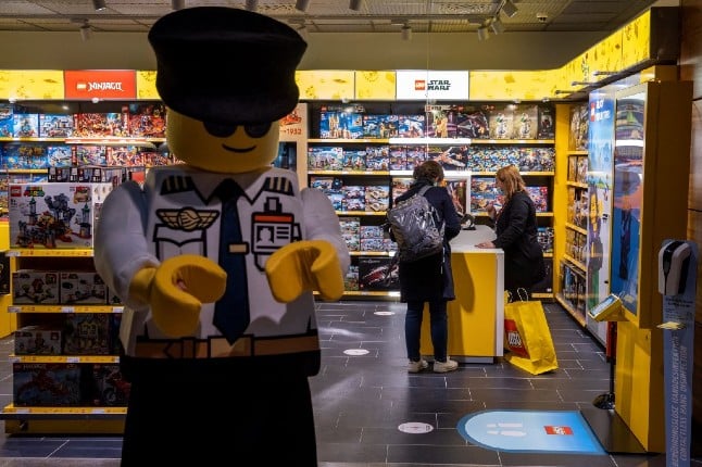 A Lego shop at Berlin's Brandenburg Airport