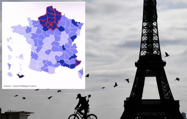 MAP: These are the 16 parts of France under new lockdown