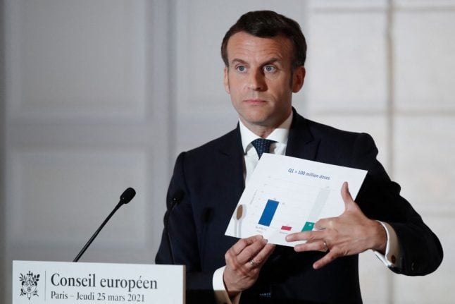Macron: French Covid jabs will catch up with Britain 'in a few weeks'