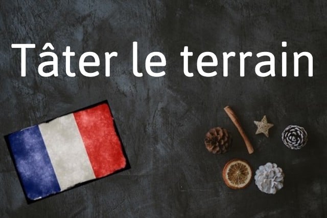 French expression of the day: Tâter le terrain