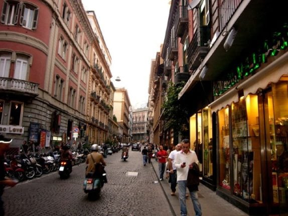 Naples shopkeepers take to the streets in underwear anti-lockdown protest