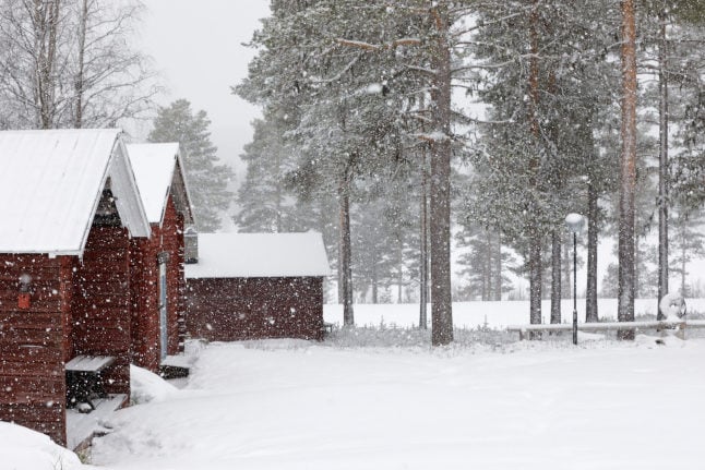 Say it ain't snow! Wintry weather returns to Sweden