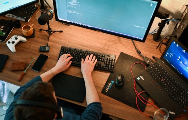 A home office is one of the ways you can claim tax back as a freelancer (Photo by Ina FASSBENDER / AFP)