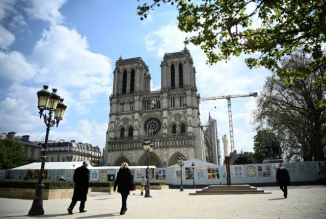 Paris’ Notre-Dame square closed due to health fears over lead levels