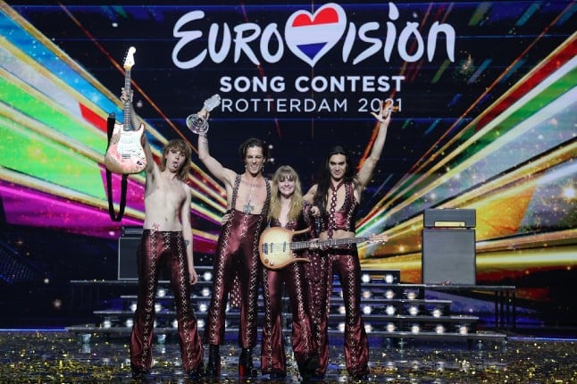 Italy wins Eurovision: 'We just want to say to the whole world, rock'n'roll never dies!'