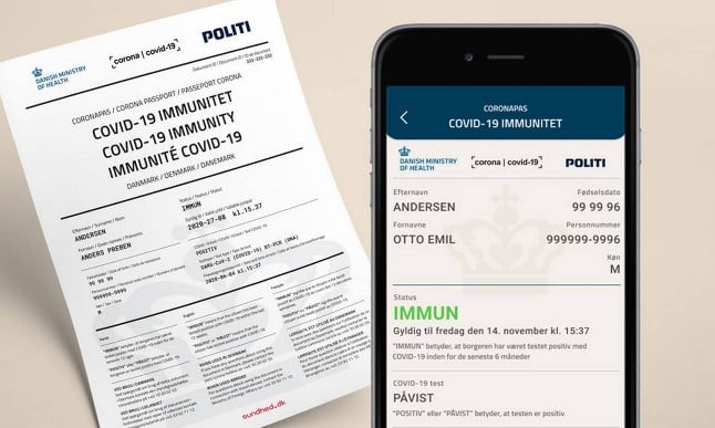 Danish health app now offers coronavirus pass for immunity 