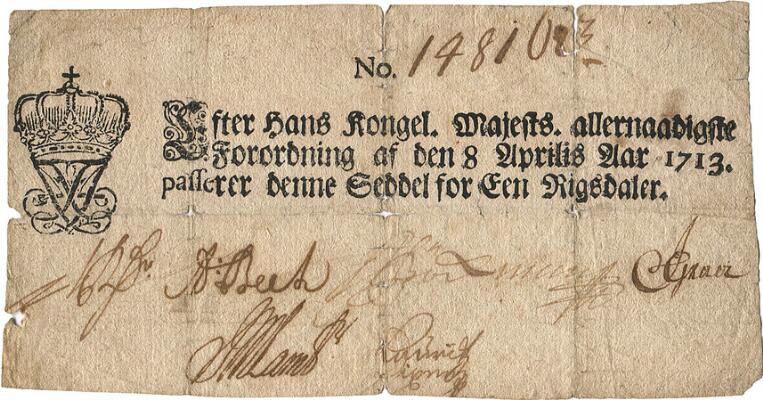 One of Denmark’s first ever banknotes sells for 170,000 kroner