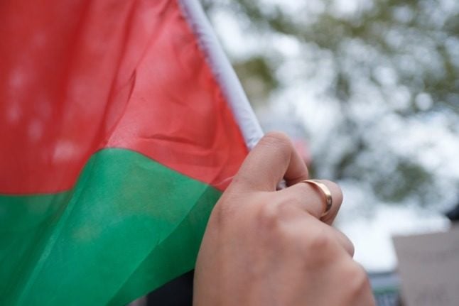 Police arrest three at pro-Palestinian protest in Denmark