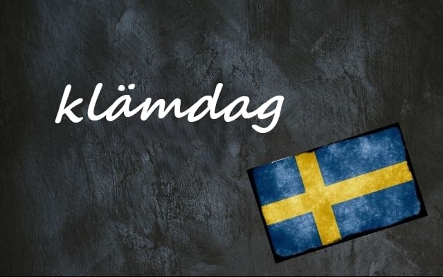 Swedish word of the day: klämdag