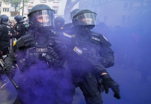 May Day rallies in Berlin and Frankfurt marred by violence