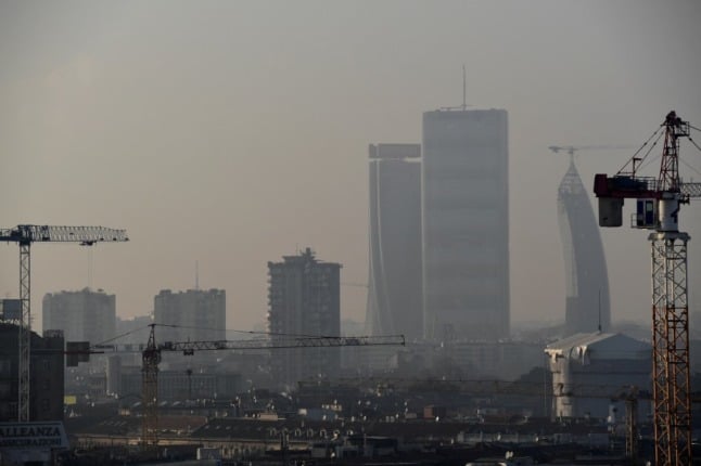 Italy’s northern cities rated among the worst in Europe for air pollution