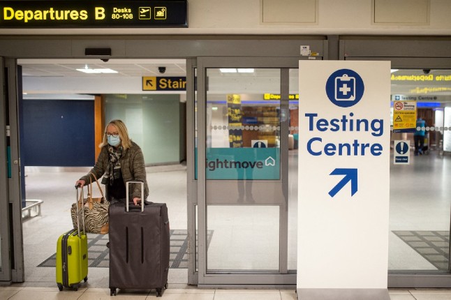 What are Denmark's special travel restrictions on the UK?