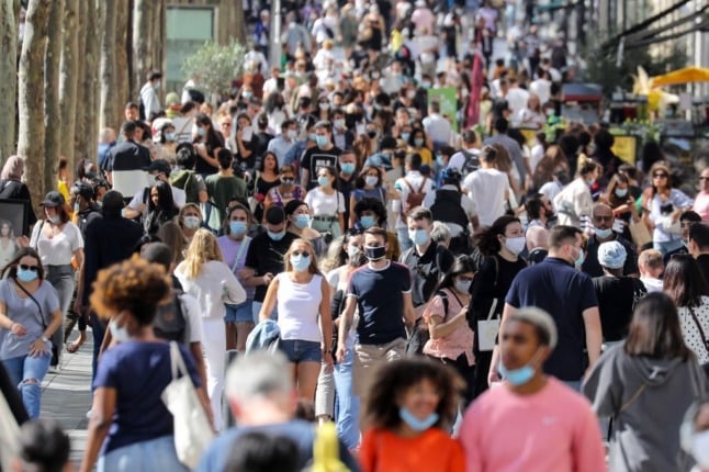 Masked crowds in Paris will be a thing of the past, as coronavirus restrictions continue to loosen 