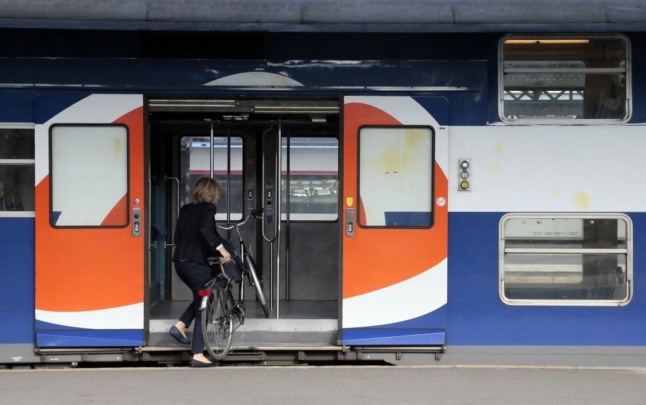 What are the rules on taking your bike on the train in France?