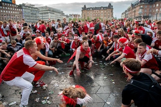 IN PICS: How Danes celebrated reaching the Euro2020 quarter finals
