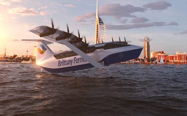 'Flying ferries': Plans announced to link France and UK with new 180mph passenger ferry