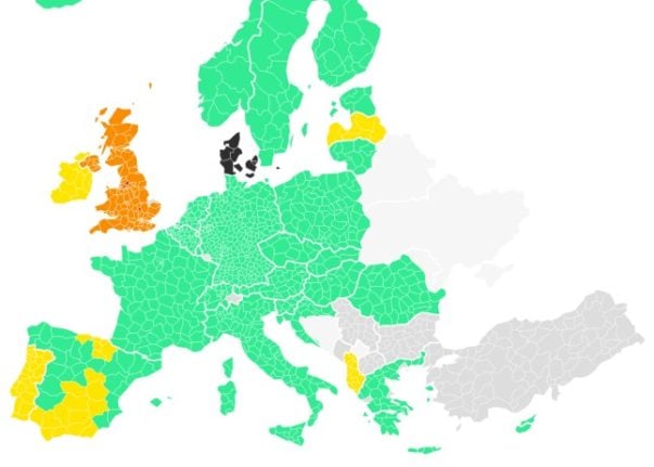 MAP: What are Denmark’s Covid-19 travel rules for EU, Schengen countries, and the UK