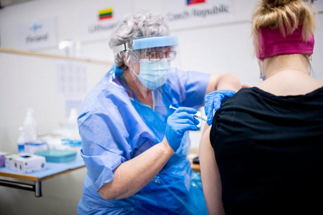 Five of Sweden’s regions open Covid-19 vaccine booking to all over-18s