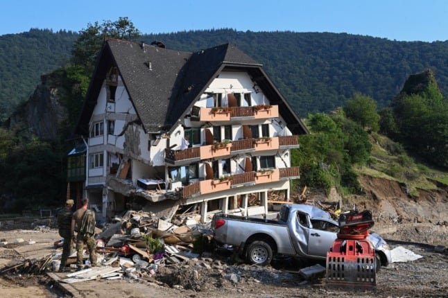 German floods death toll hits 180, with 150 still missing