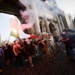 Italian police raid Covid health pass protesters ‘planning violence’