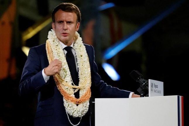 France owes French Polynesia 'a debt' over nuclear tests says Macron