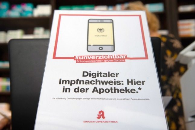 German pharmacies start offering digital vaccination pass again after pause