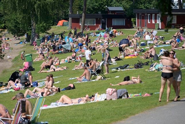 Swedish weather agency warns of extreme heat across most of the country