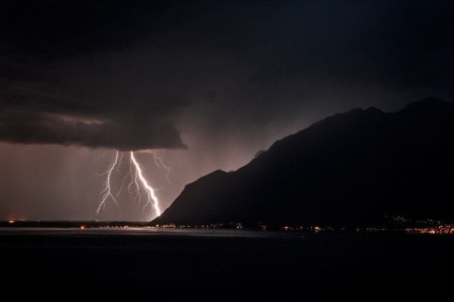 Thunderstorms and wild weather to continue across Switzerland until Thursday