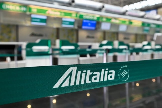Alitalia will stop flying on October 15th. Photo: Andreas Solaro/AFP