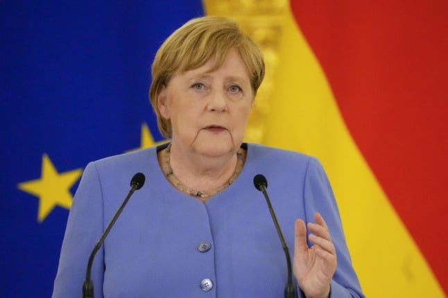 German Chancellor Merkel visits Ukraine before leaving office