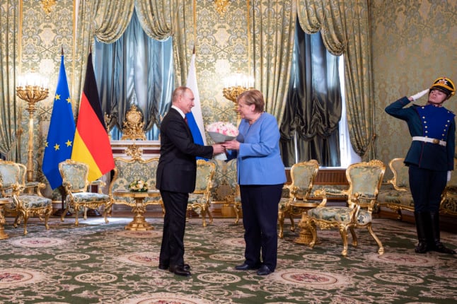 Merkel: Russia and Germany should talk despite 'deep differences'