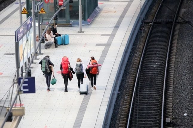 Train passengers across Germany face major disruption due to strike