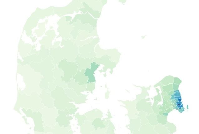 MAP: Where in Denmark do you need to earn a million kroner to buy a house?