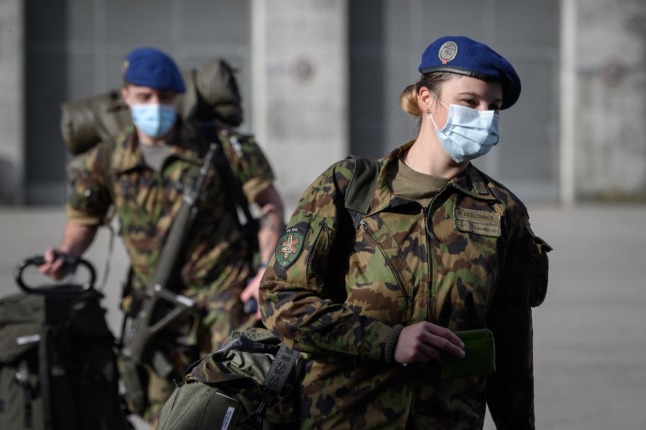 Women in Swiss military can finally wear women's underwear