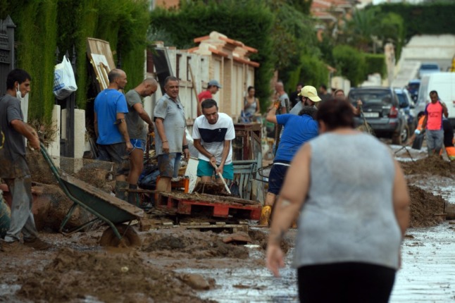 In Pictures: Spain's flood-devastated towns taken on massive clean-up