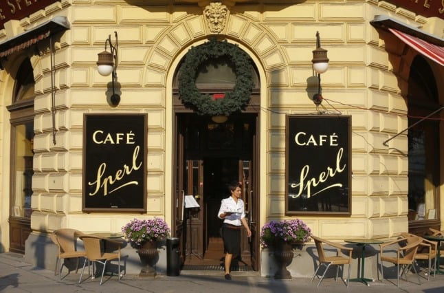 Cafe Sperl is one of Vienna's oldest, and most famous, coffee houses. AFP PHOTO / ALEXANDER KLEIN