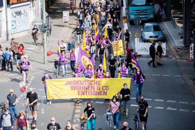 ‘Housing is a human right’: Rent activists step up pressure ahead of German elections