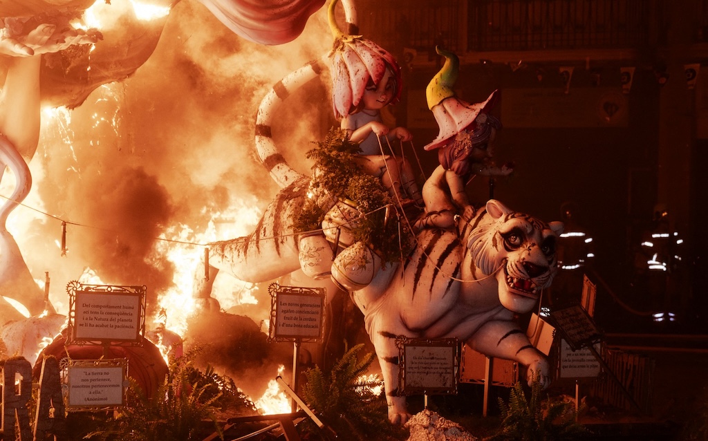 Las Fallas, Spain. 