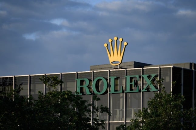 A factory making components for Swiss watch brand Rolex.