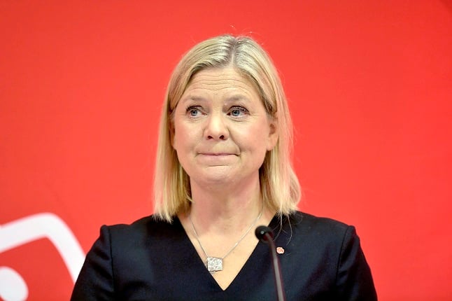 Magdalena Andersson nominated as next party leader for Sweden's Social Democrats
