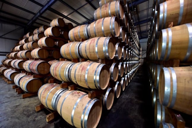 The 'wine futures' system means that many French wines are sold while still in the barrel