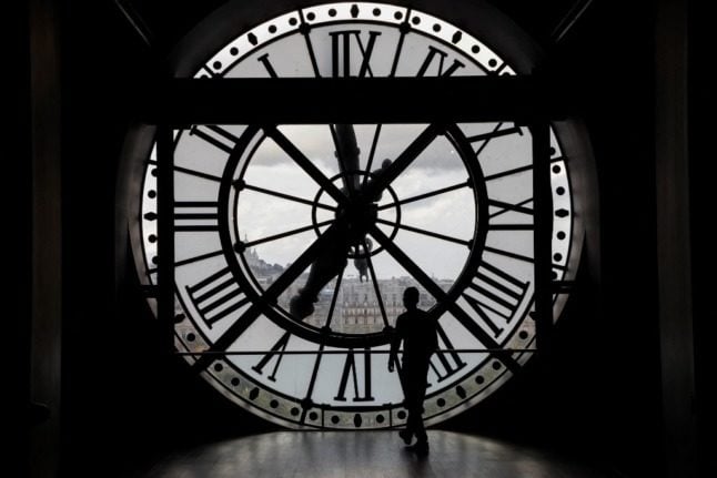 The clock at the Musee d'Orsay in Paris
